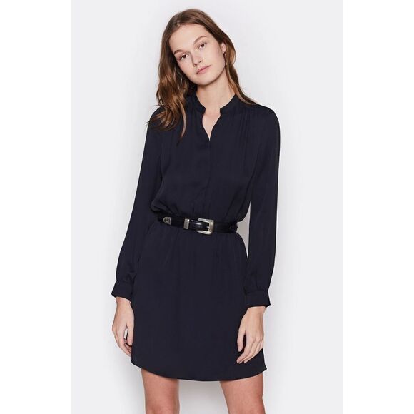 New. Joie silk belted shirt dress. - Picture 10 of 16